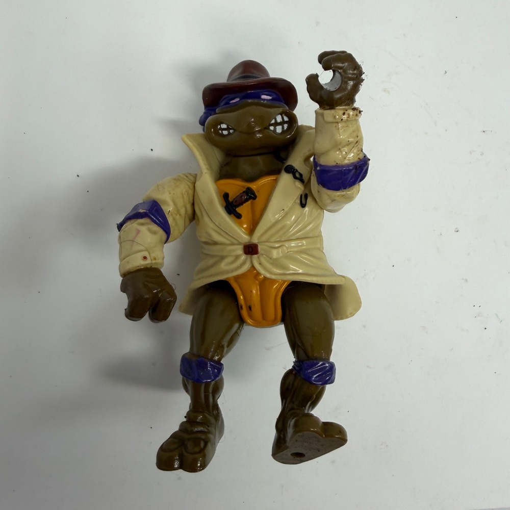 Vintage 1990 Playmates TMNT Donatello‎ Undercover Turtle Action Figure Mirage